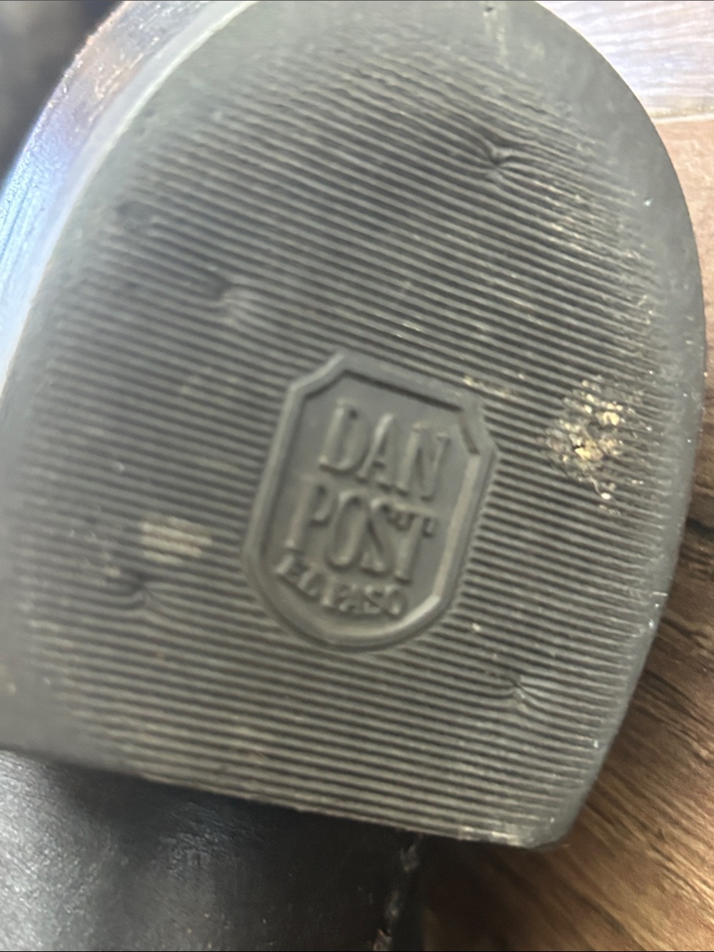 Dan Post Two-Tone Brown Leather Western Boots !! 8.5 D - Picture 10 of 12